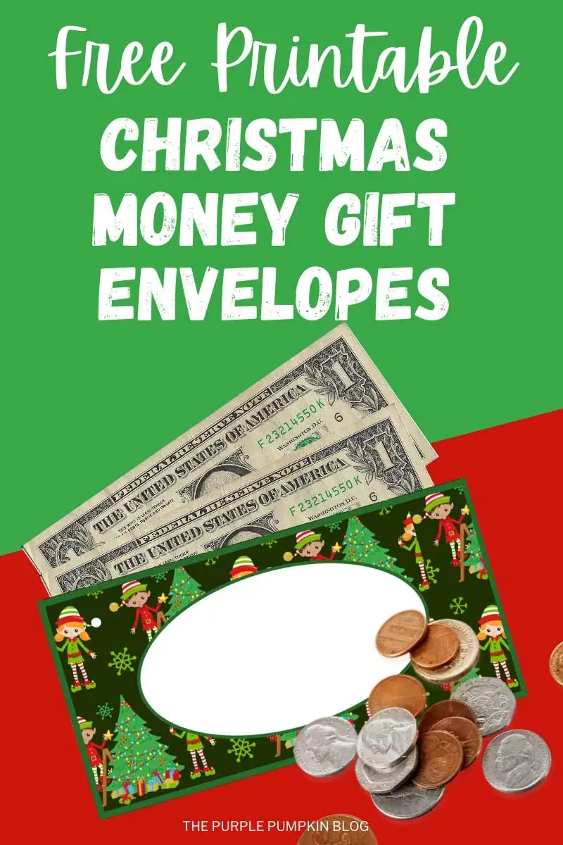 Free Printable Christmas Envelope Template For Cash Money Gifts