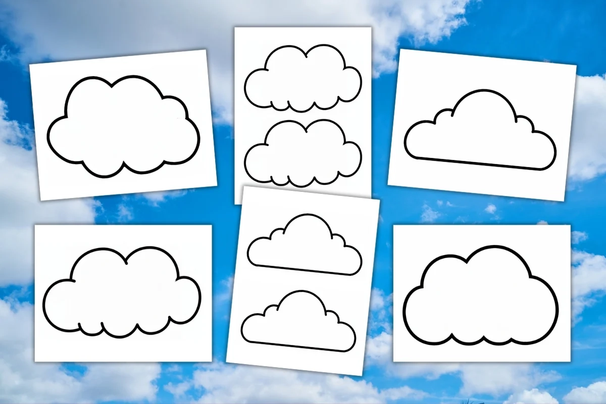 Free Printable Cloud Template