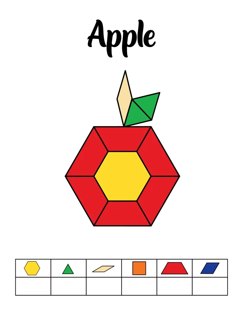 Printable Pattern Block Templates