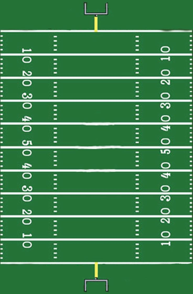 Free Printable Football Field