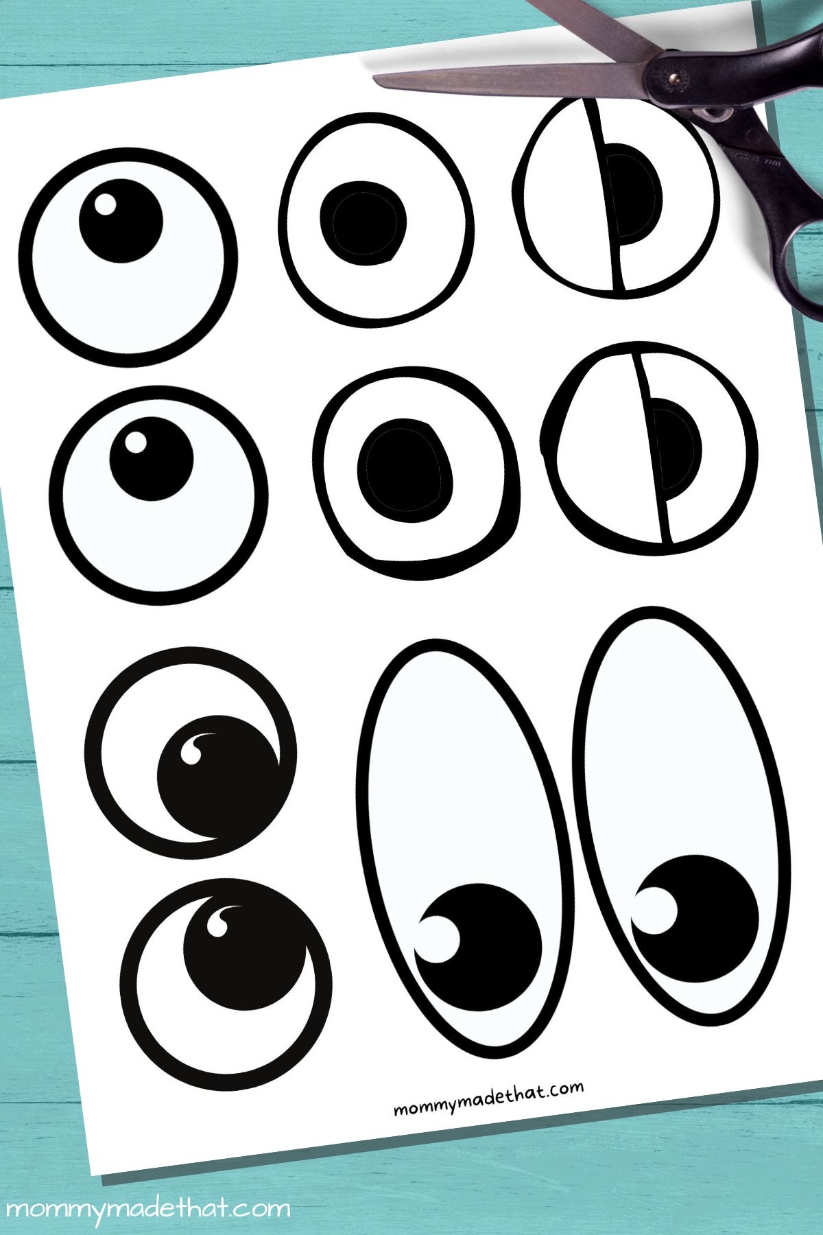 Eye Template Printable