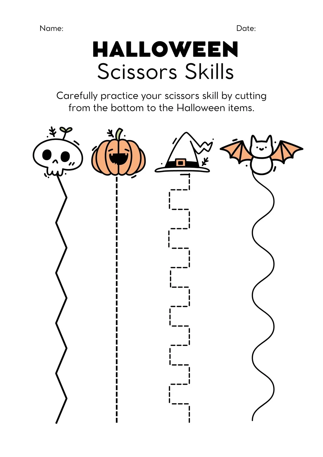 Free Halloween Printable Worksheets