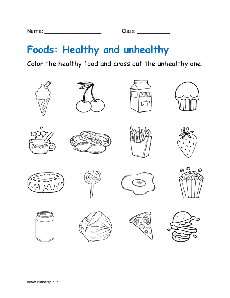 Healthy Food Free Printables