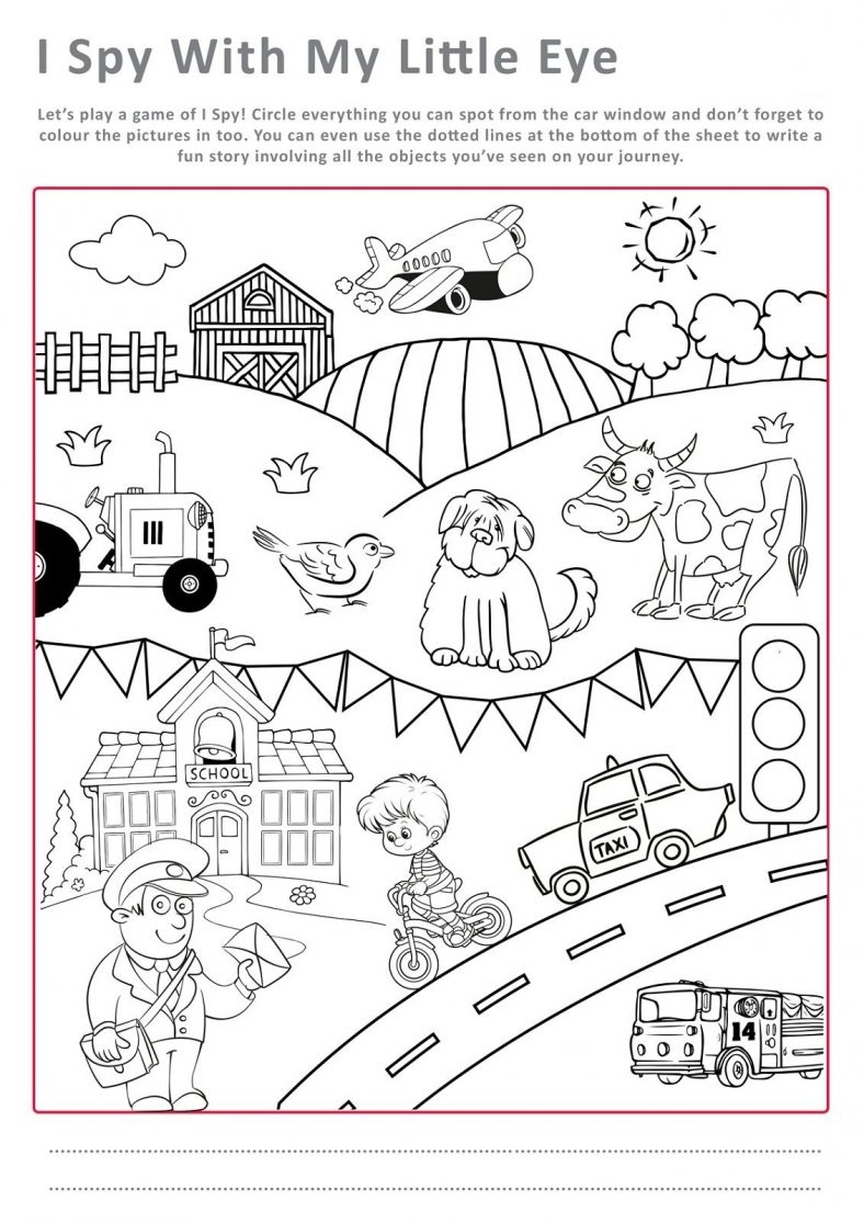 Free Printable Kids Activities Worksheets Library