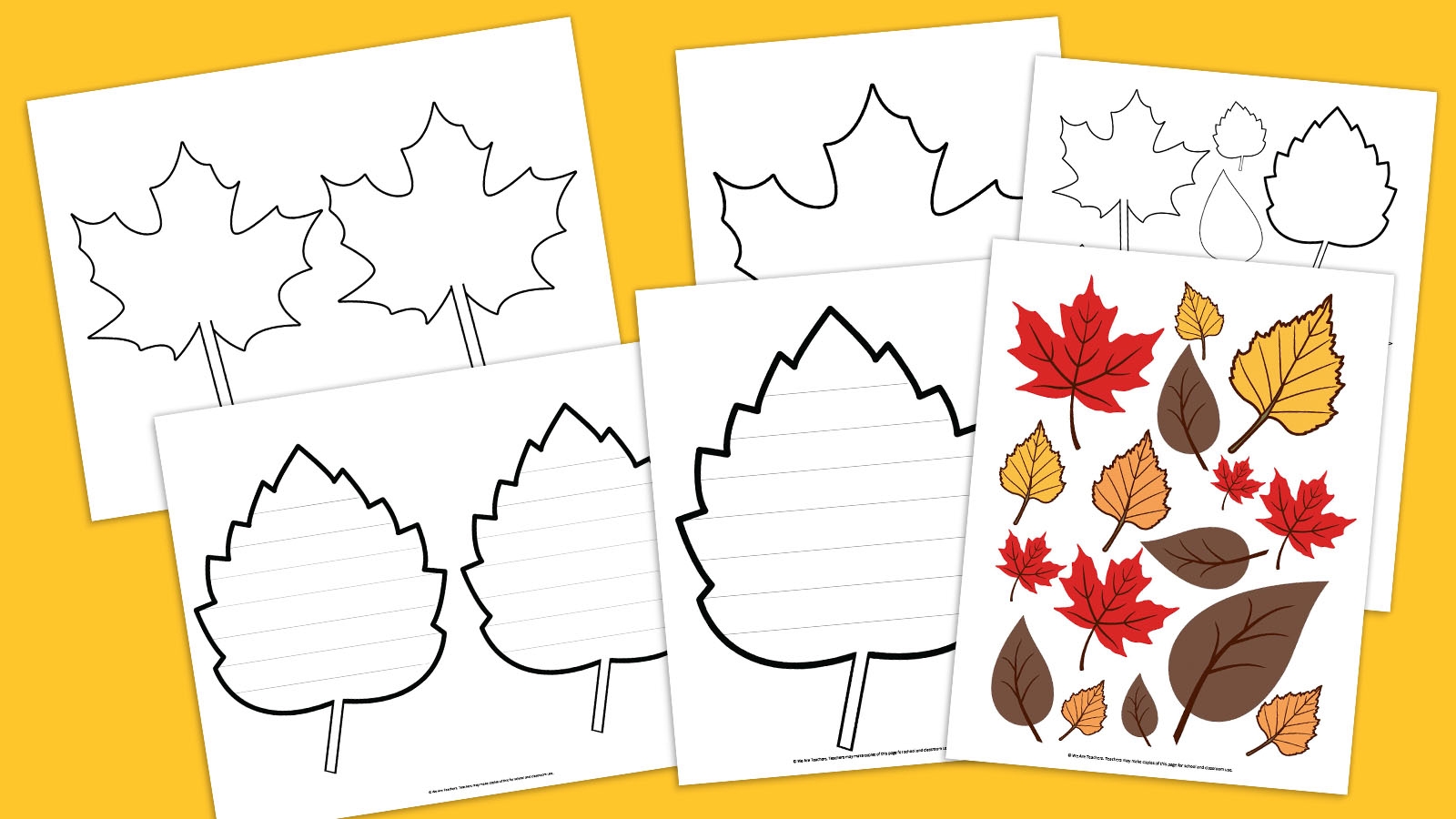 Fall Leaf Template Free Printable