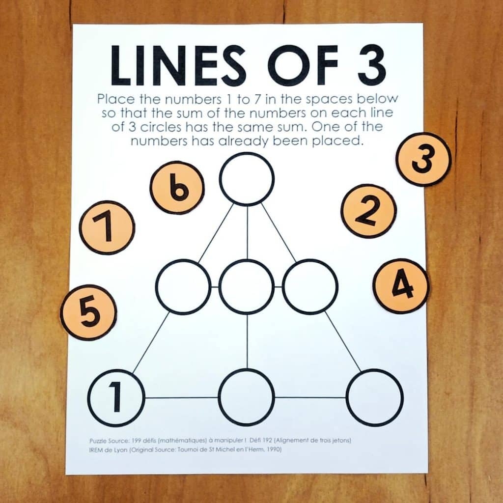 Math Puzzles Printable Worksheets Free