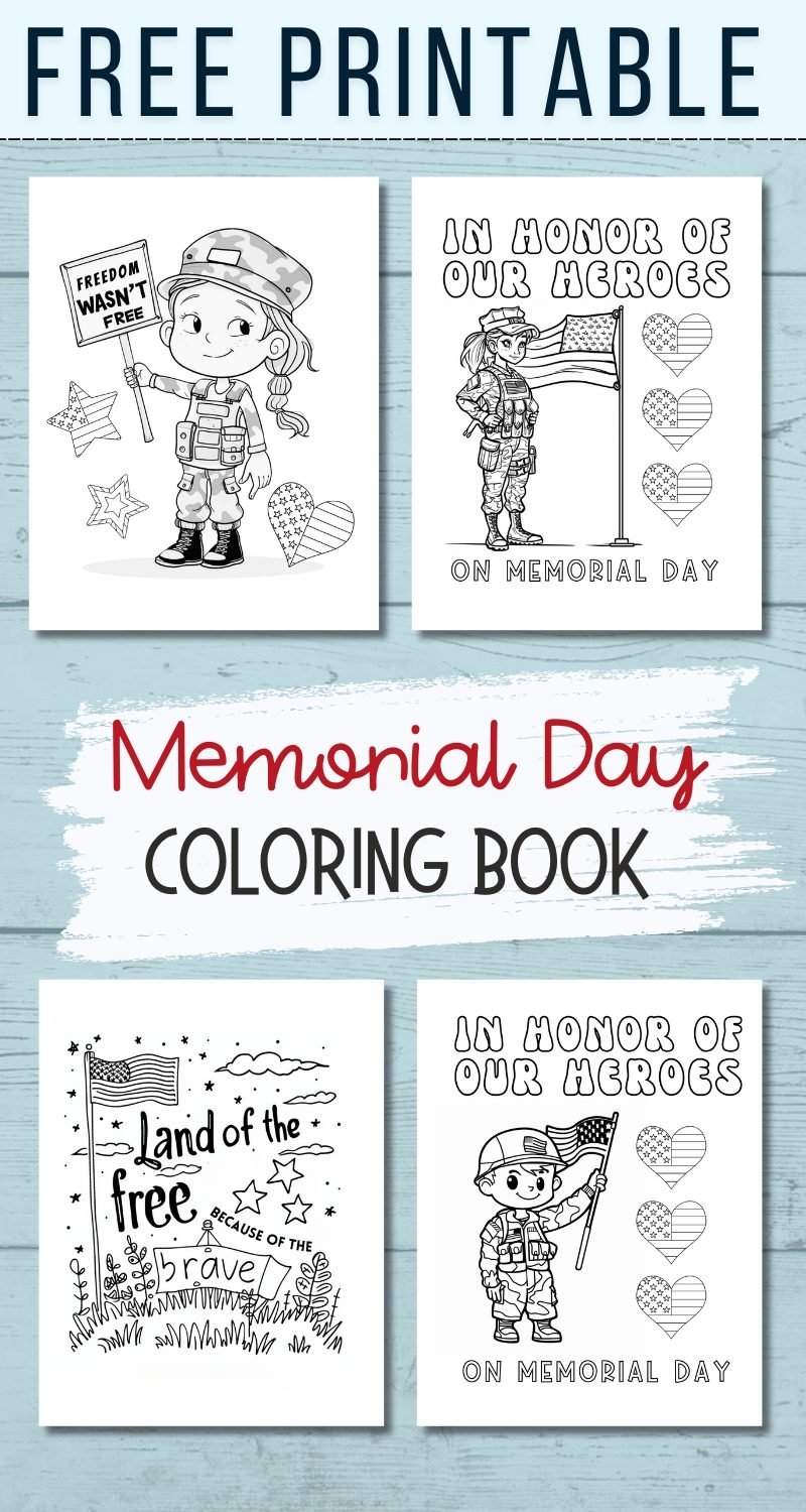 Memorial Day Printable Book