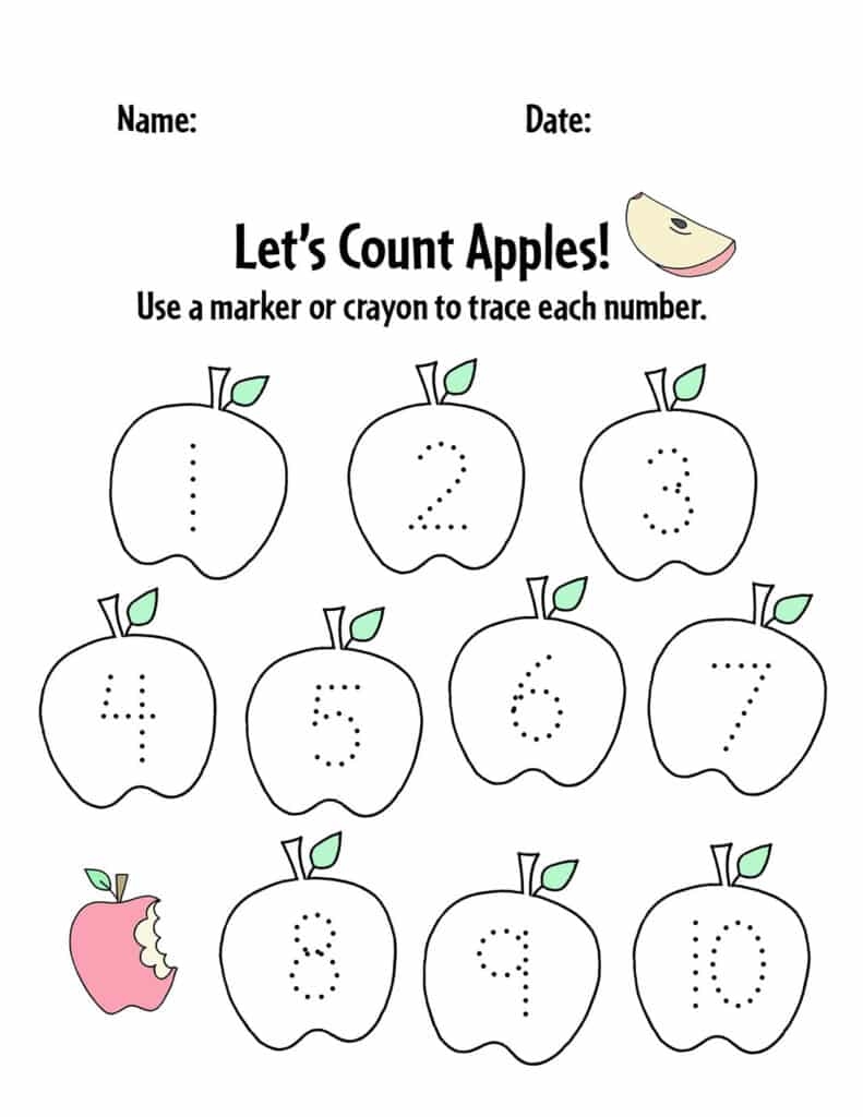 Free Printable Toddler Worksheets