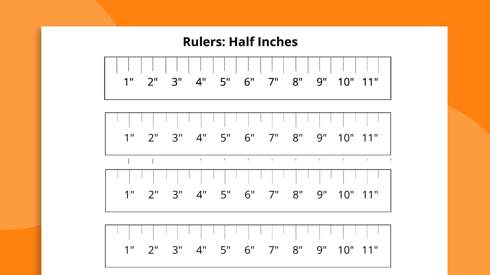 Free Printable Ruler Measurement Worksheets