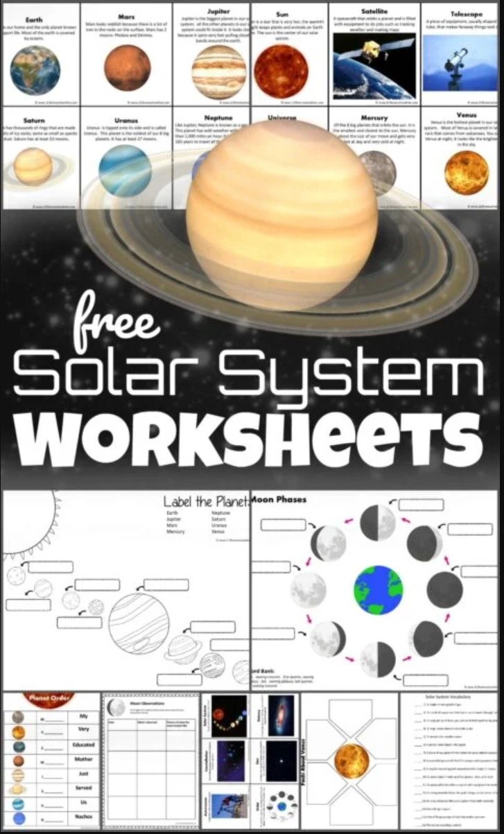 Kids Planets Quiz Printable