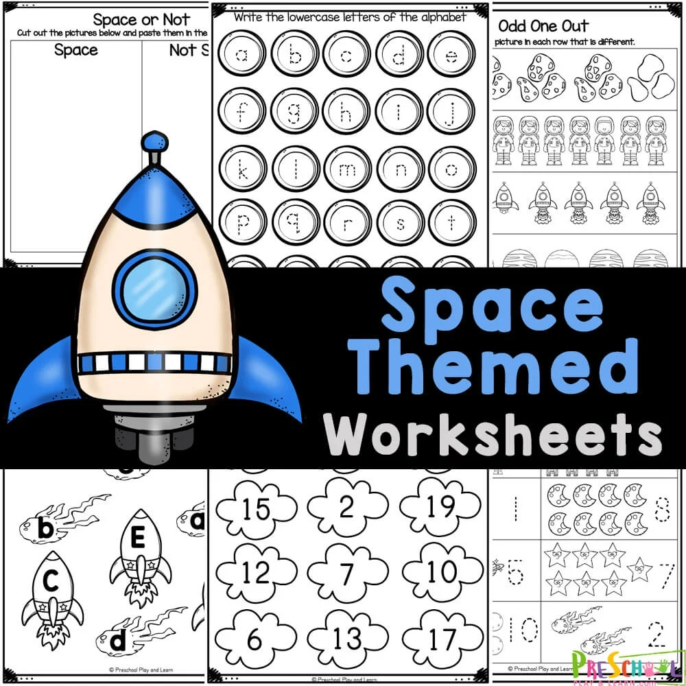 Printable Preschool Worksheets By Theme
