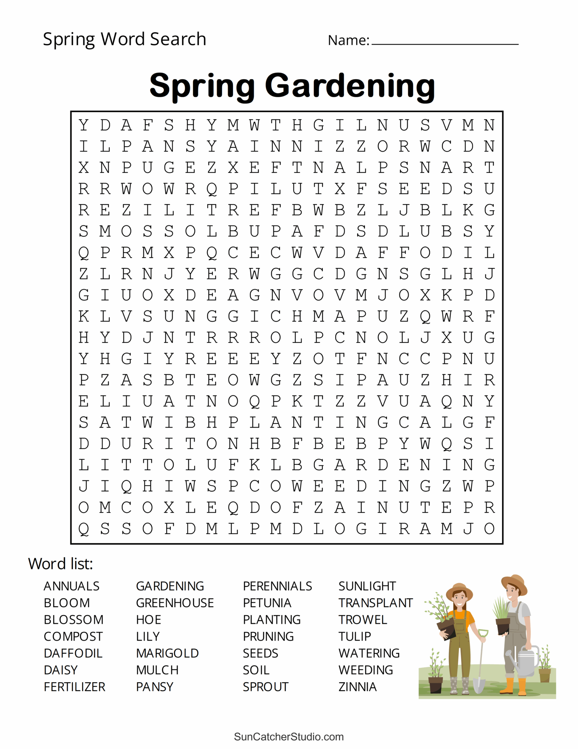 Free Printable Word Puzzles For Seniors