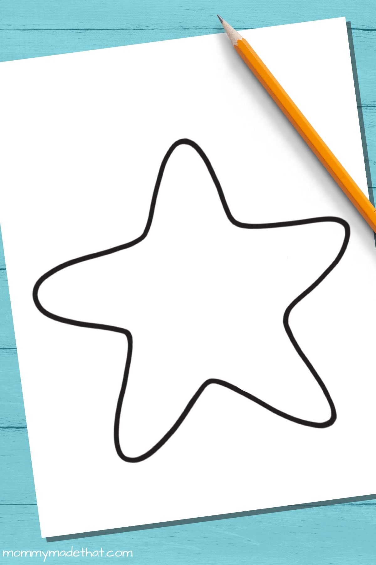 Starfish Template Printable