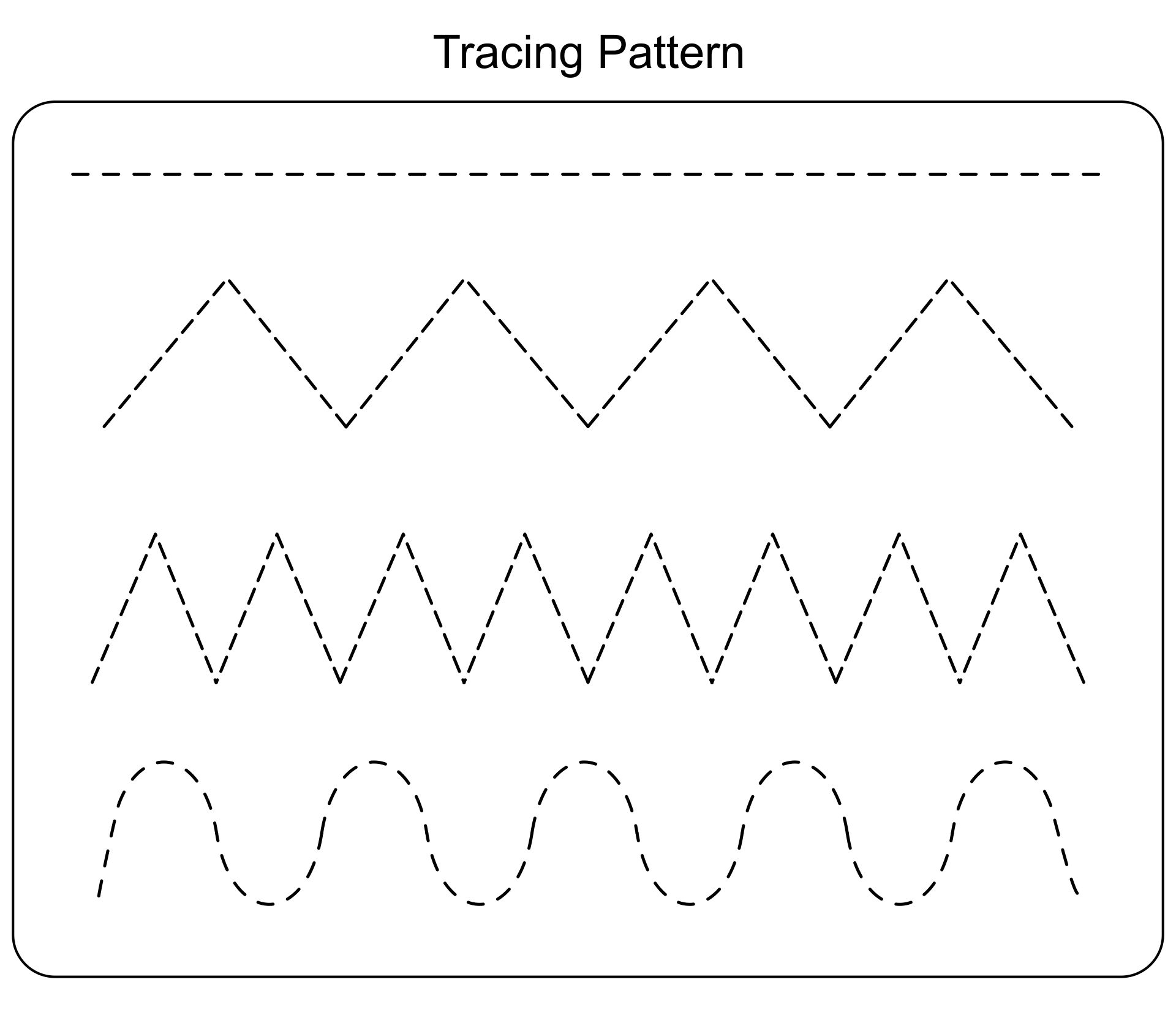 Free Printable Tracing Lines Worksheets Worksheets Library