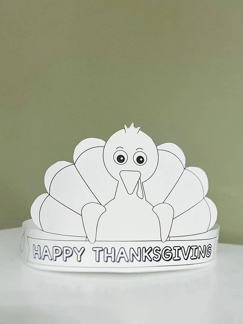 Free Printable Turkey Headband Template