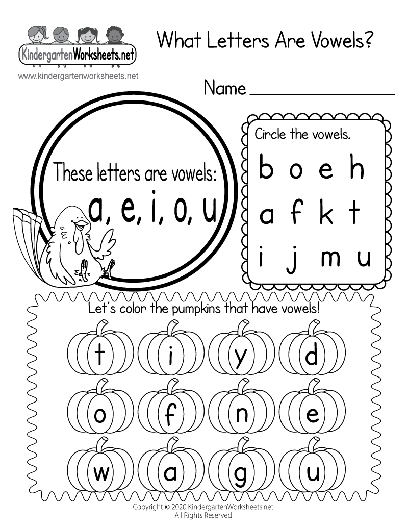 free printable what letters are vowels worksheet worksheets library