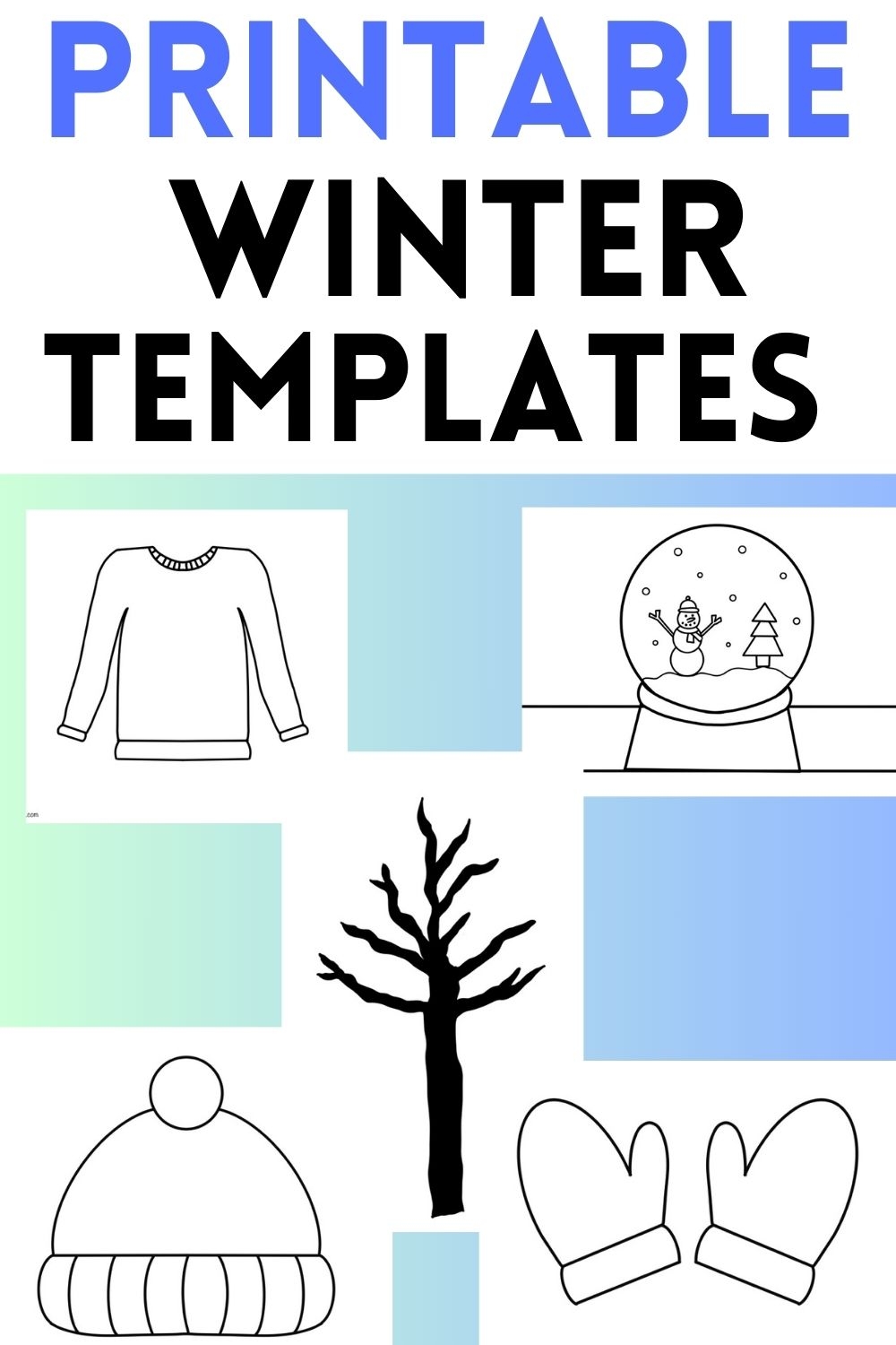 Free Printable Winter Templates 