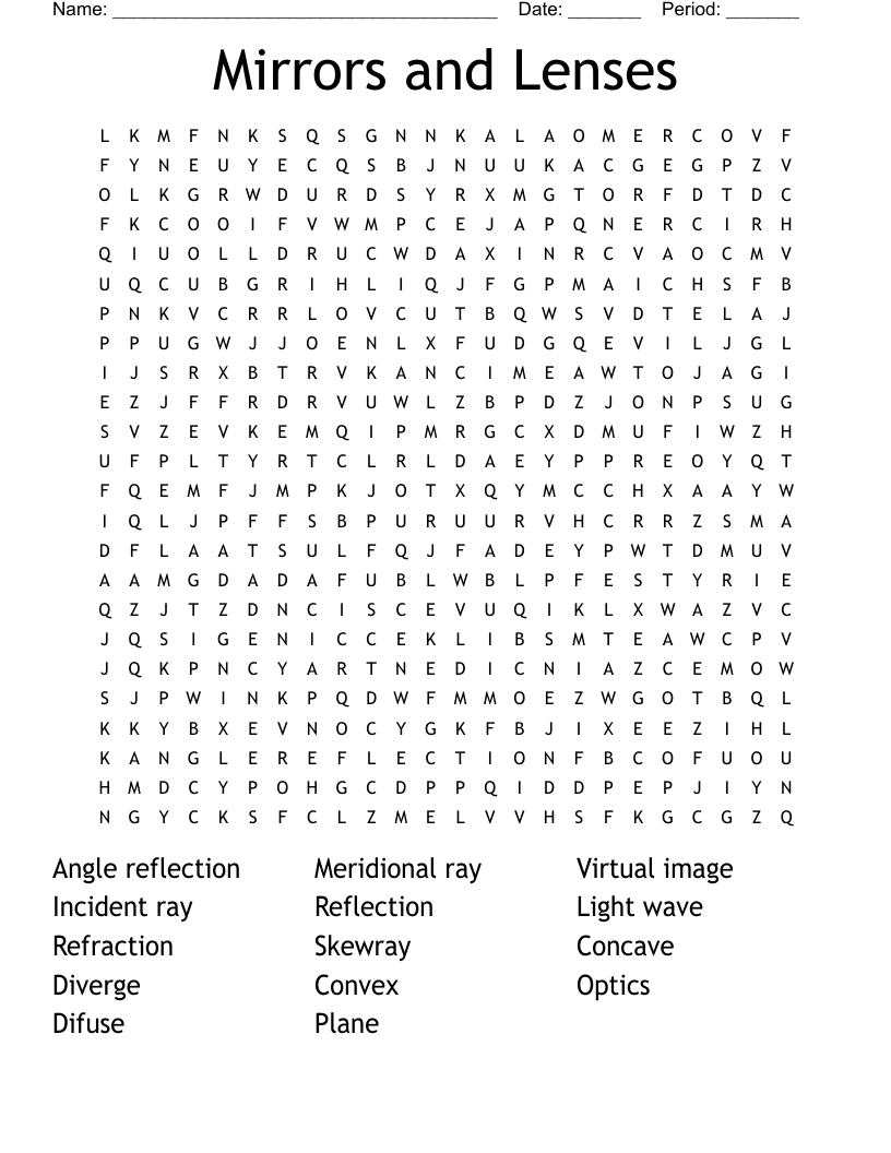 Printable Crossword Puzzles Mirror