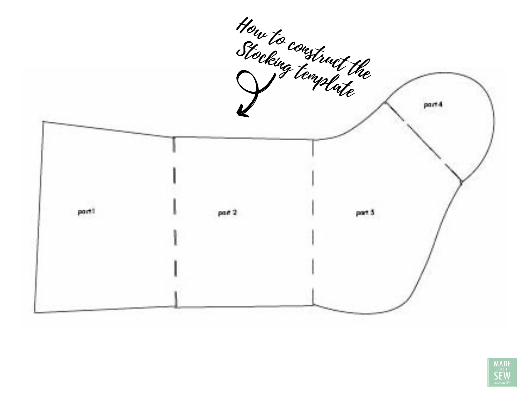 Printable Template For Christmas Stocking