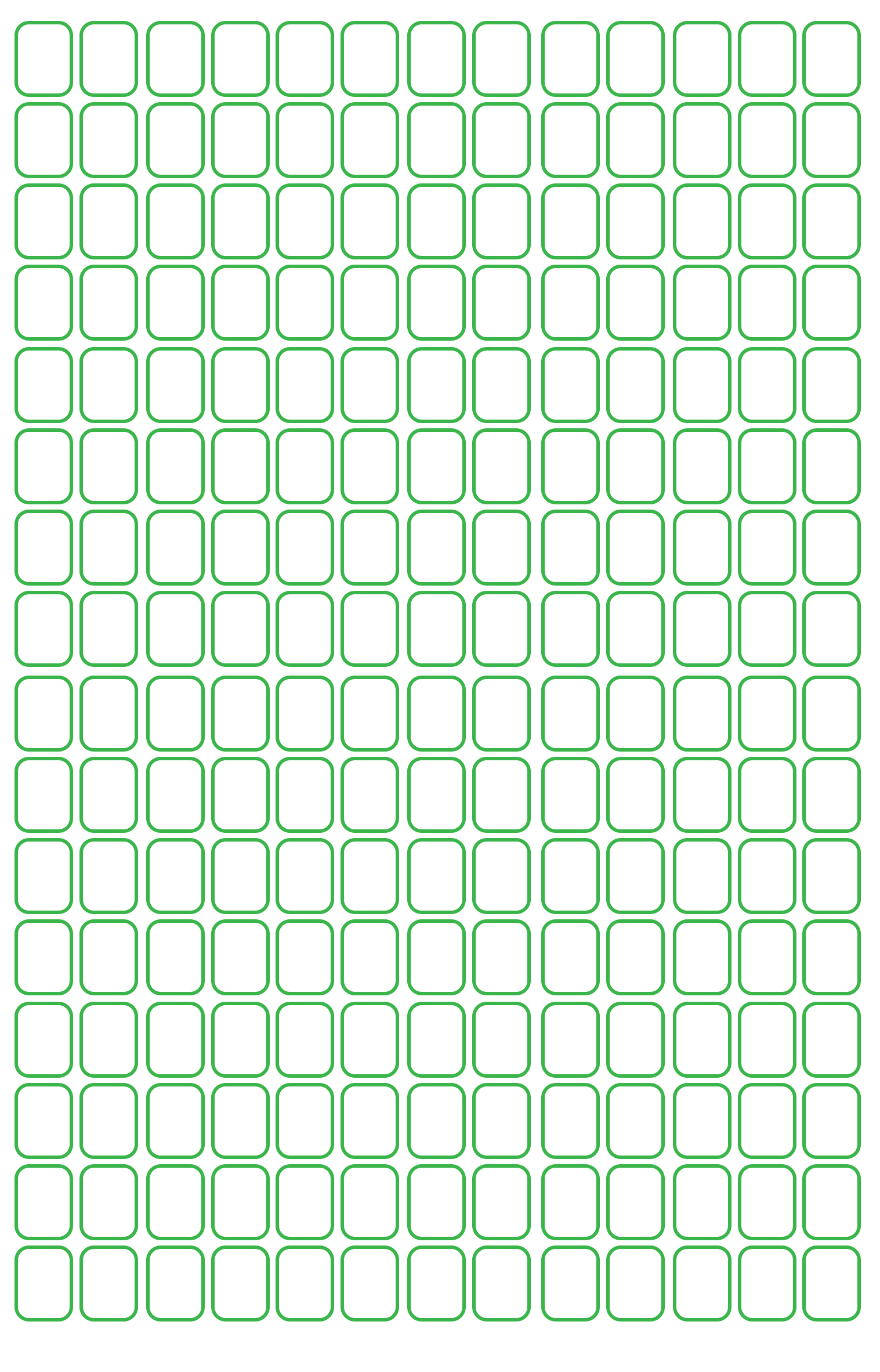 Free Printable Seed Bead Chart