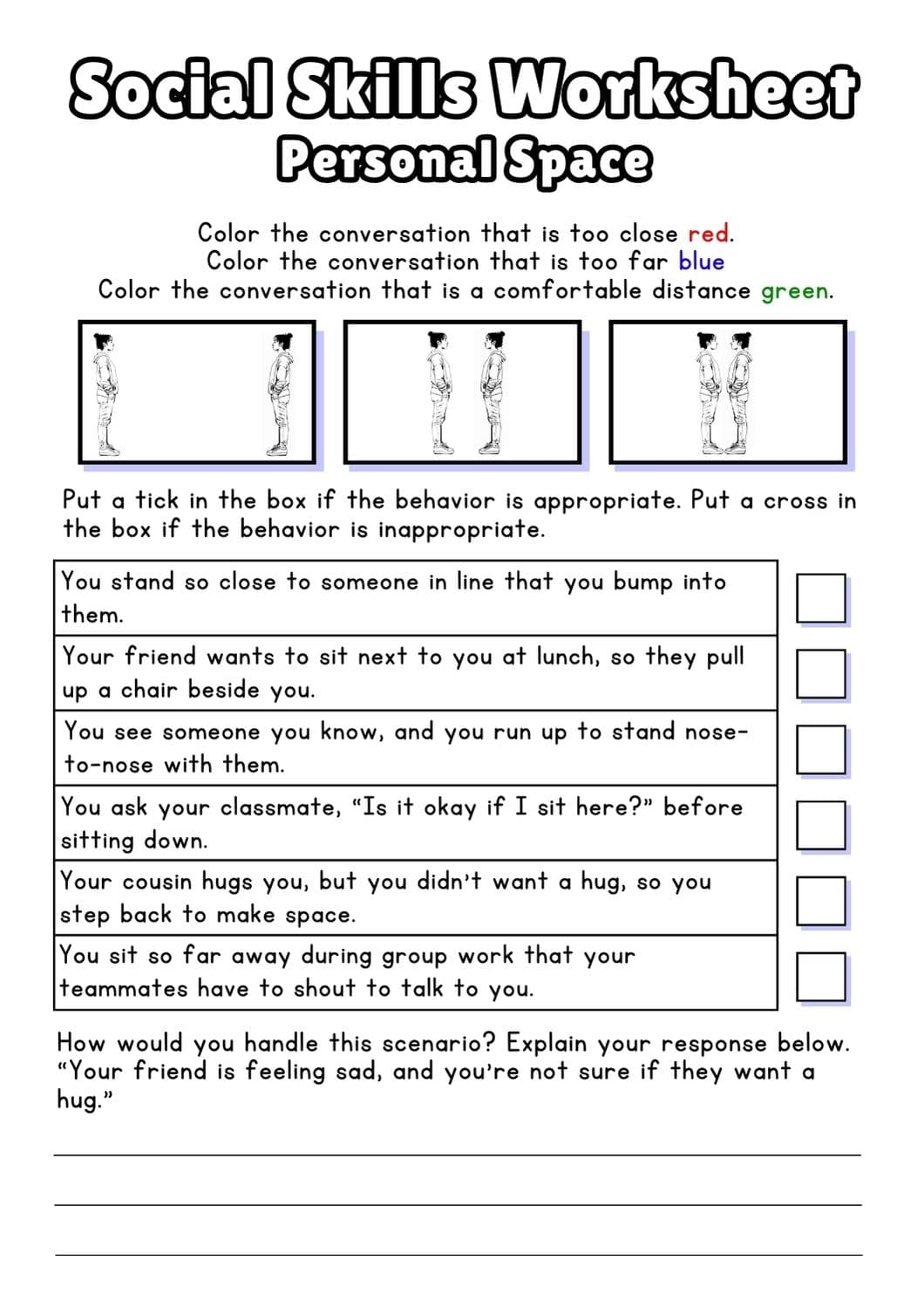 Free Social Skills Worksheets 2025 