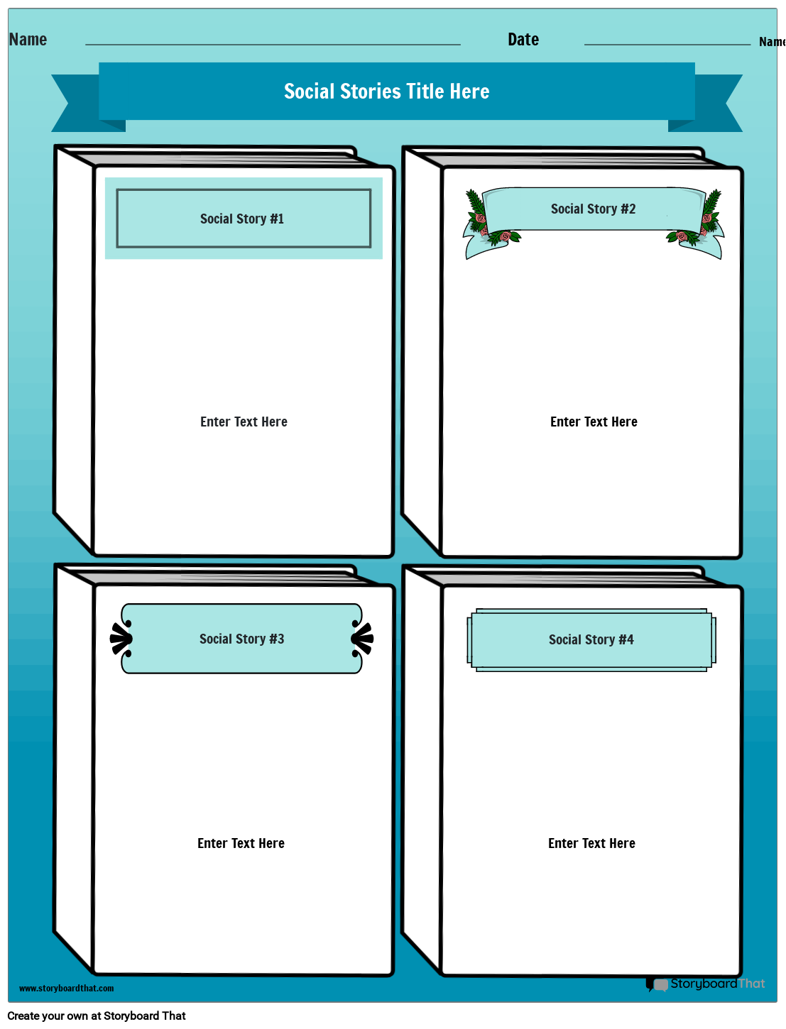 Free Printable Social Story Template