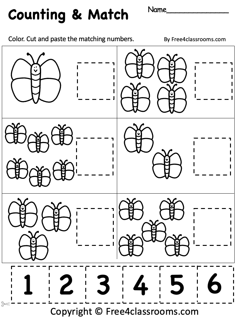 Preschool Math Worksheets Free Printable