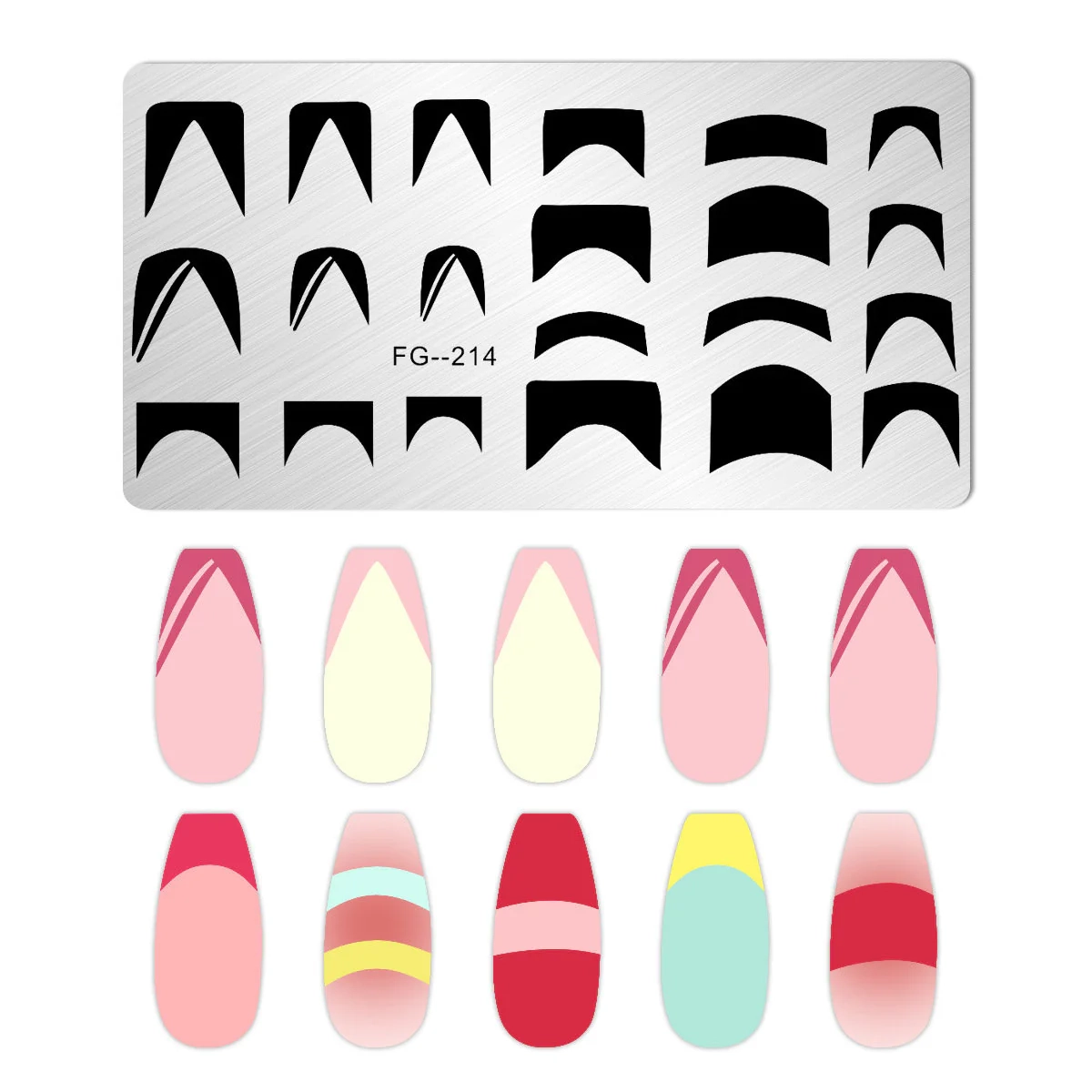 Printable French Tip Template