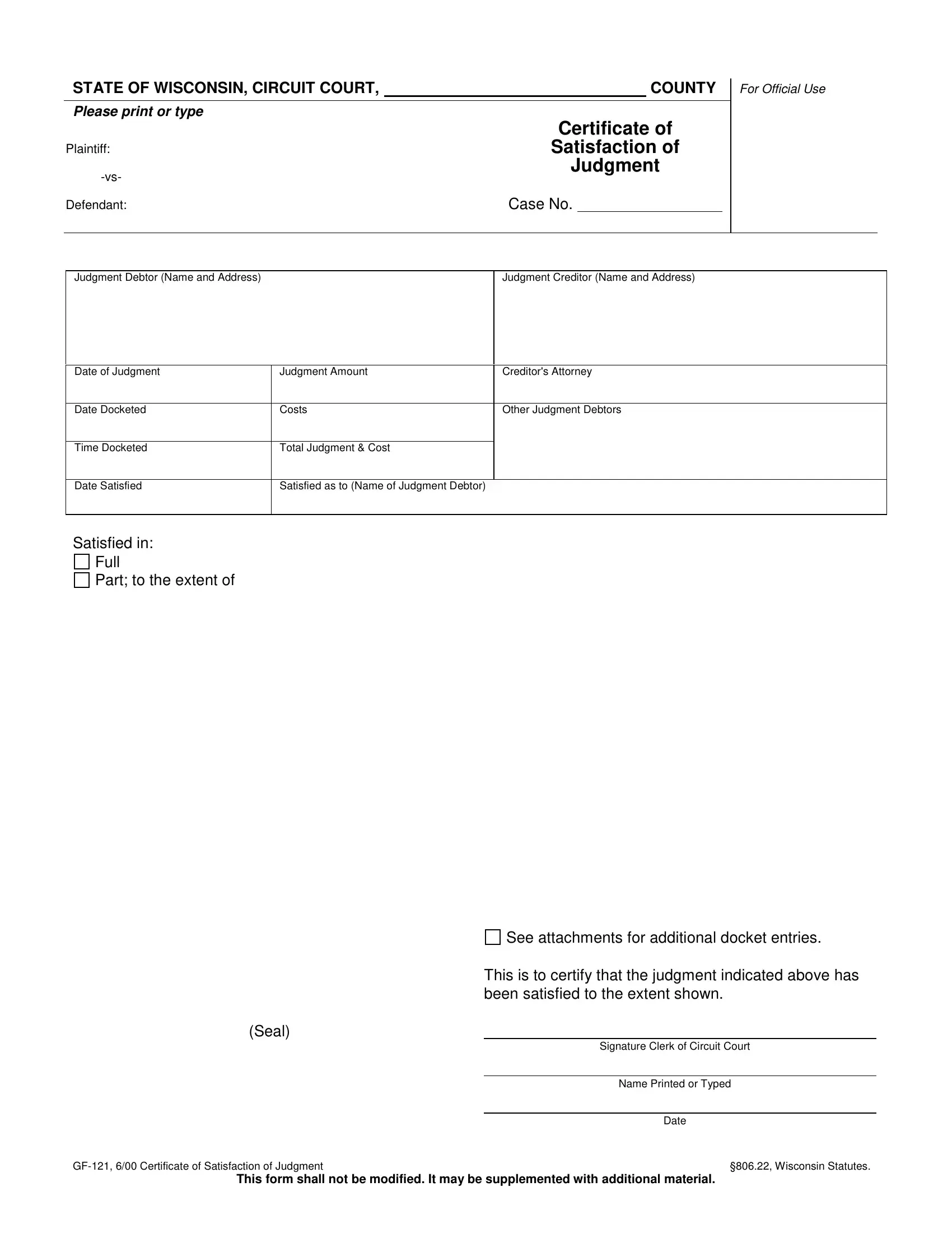 Gf 121 Form Fill Out Printable PDF Forms Online