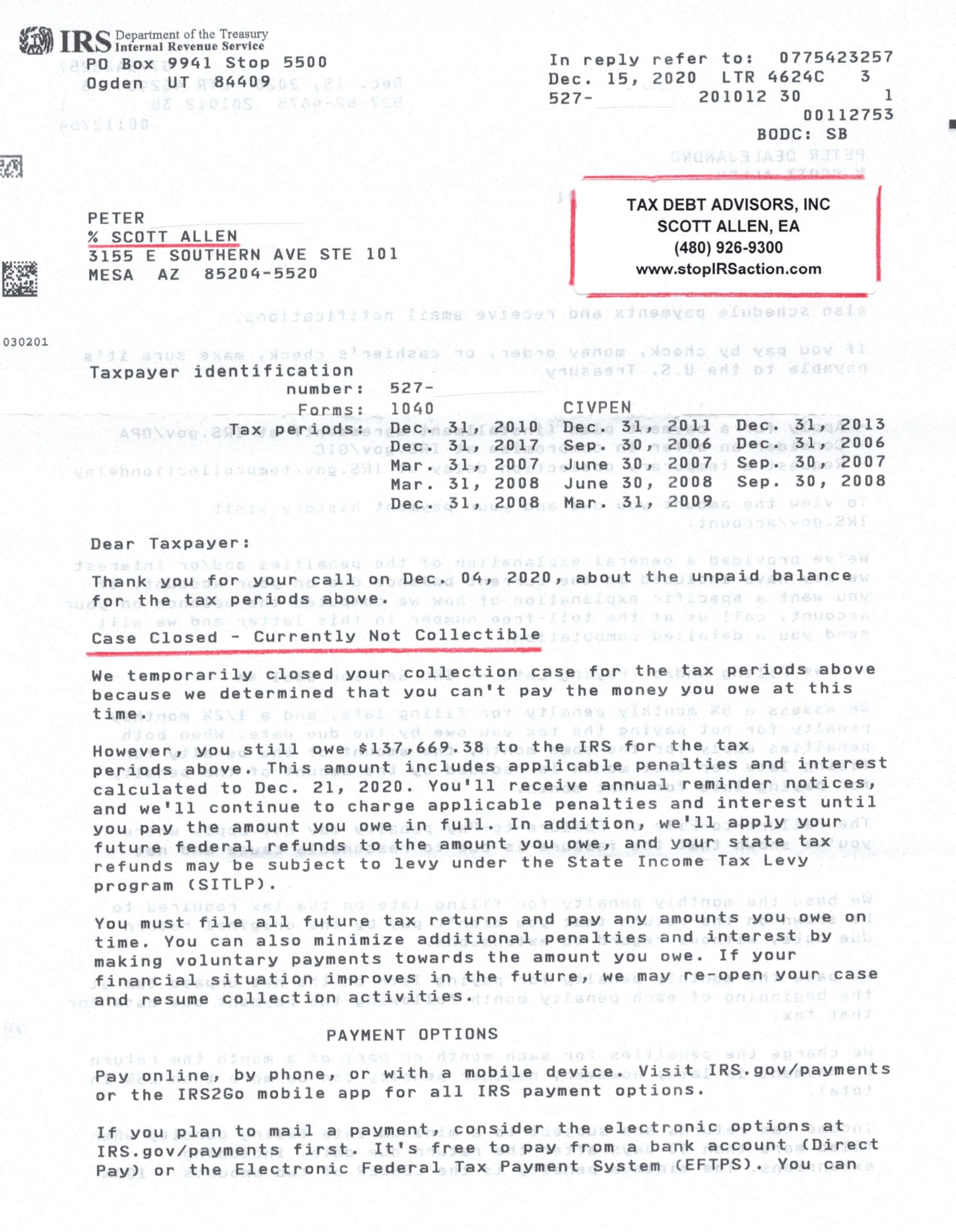 What Is A Civpen Form From The Irs