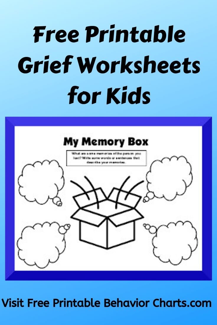 Free Printable Grief Worksheets For Kids