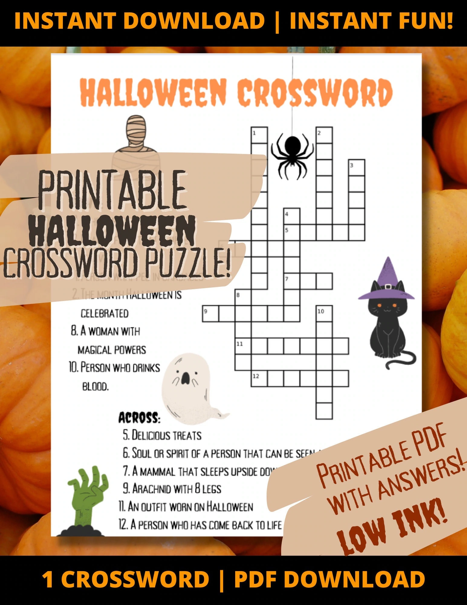 Printable Crossword Puzzles Low Ink