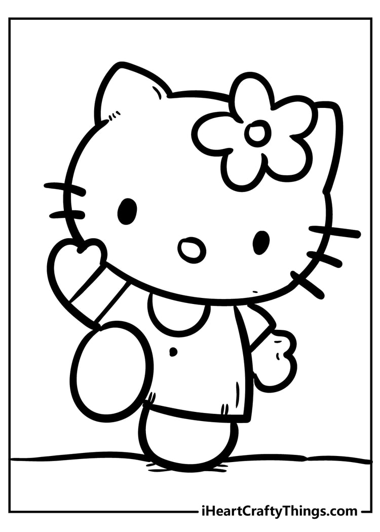 Printable Hello Kitty Template