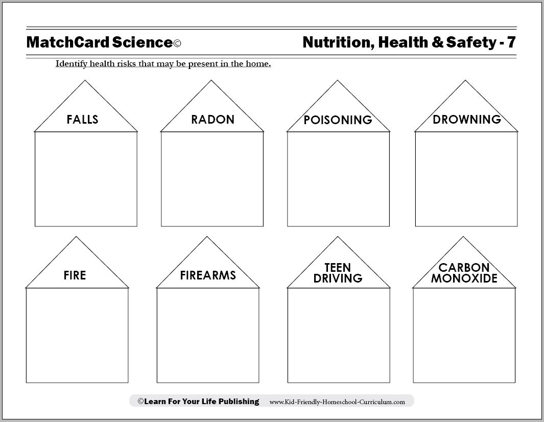 Home Safety Worksheet Worksheets Library