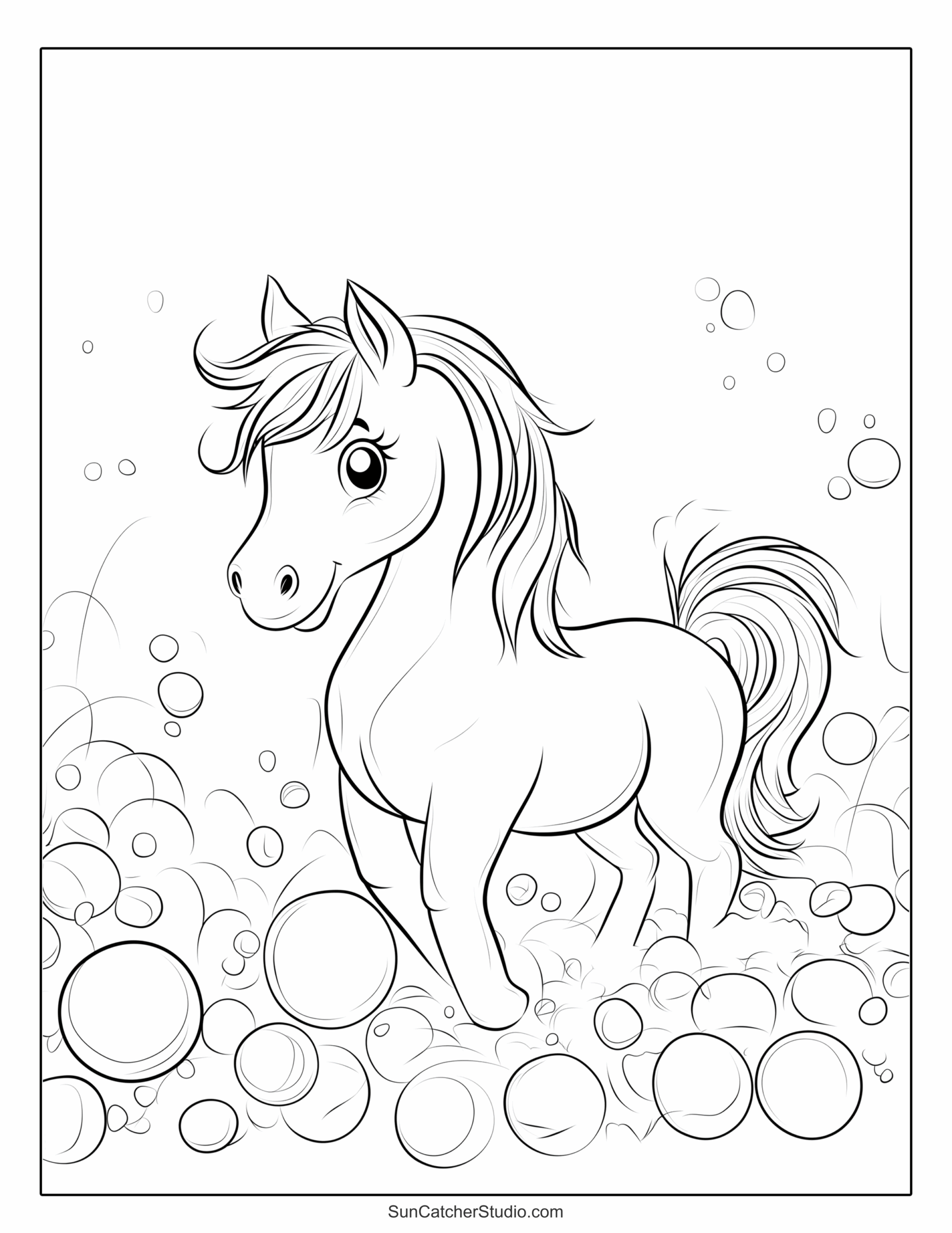Free Printable Horse Pictures To Make Puzzles