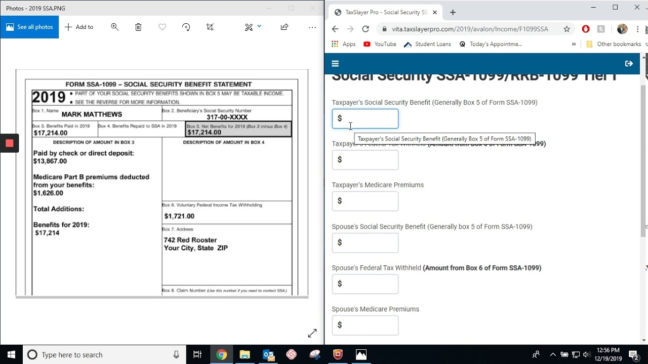 Ssa 1099 Form 2024 Printable