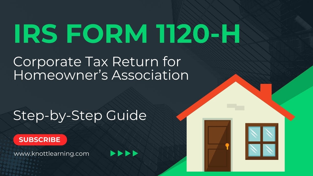 Form 1120-H 2024 Instructions