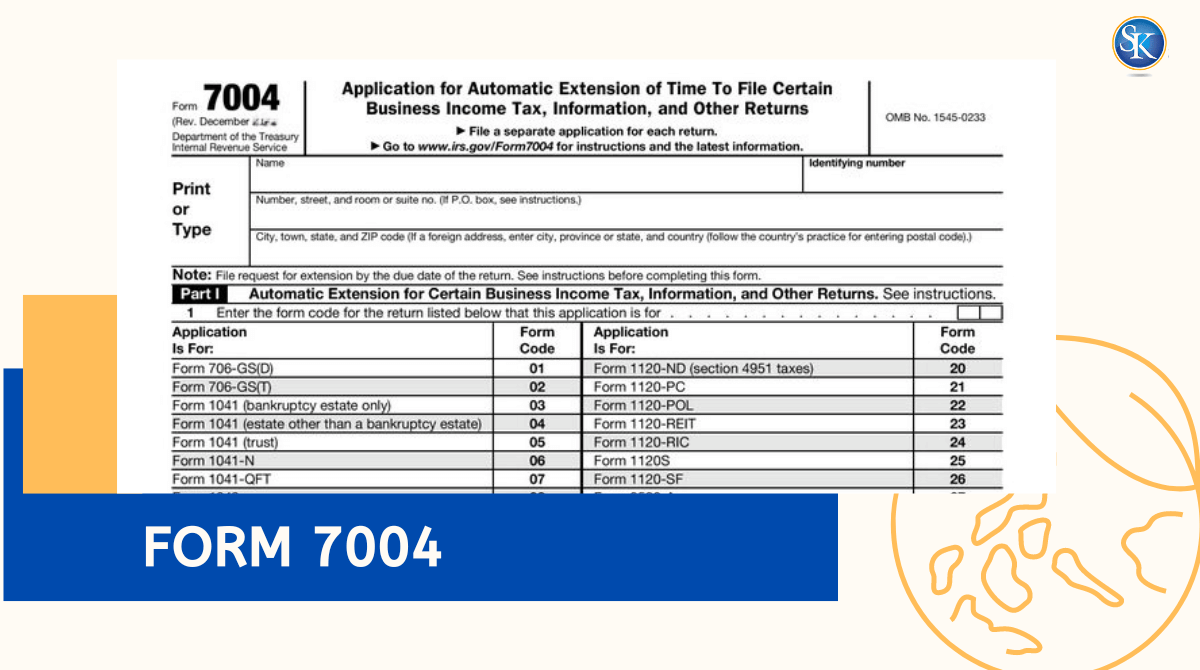 Irs Form For Extension To File Tax Return