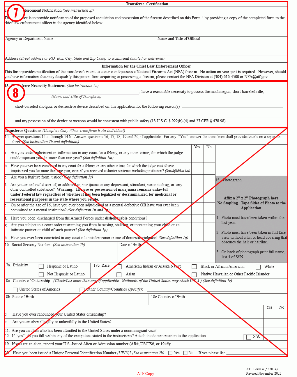 Printable Form 4 Atf