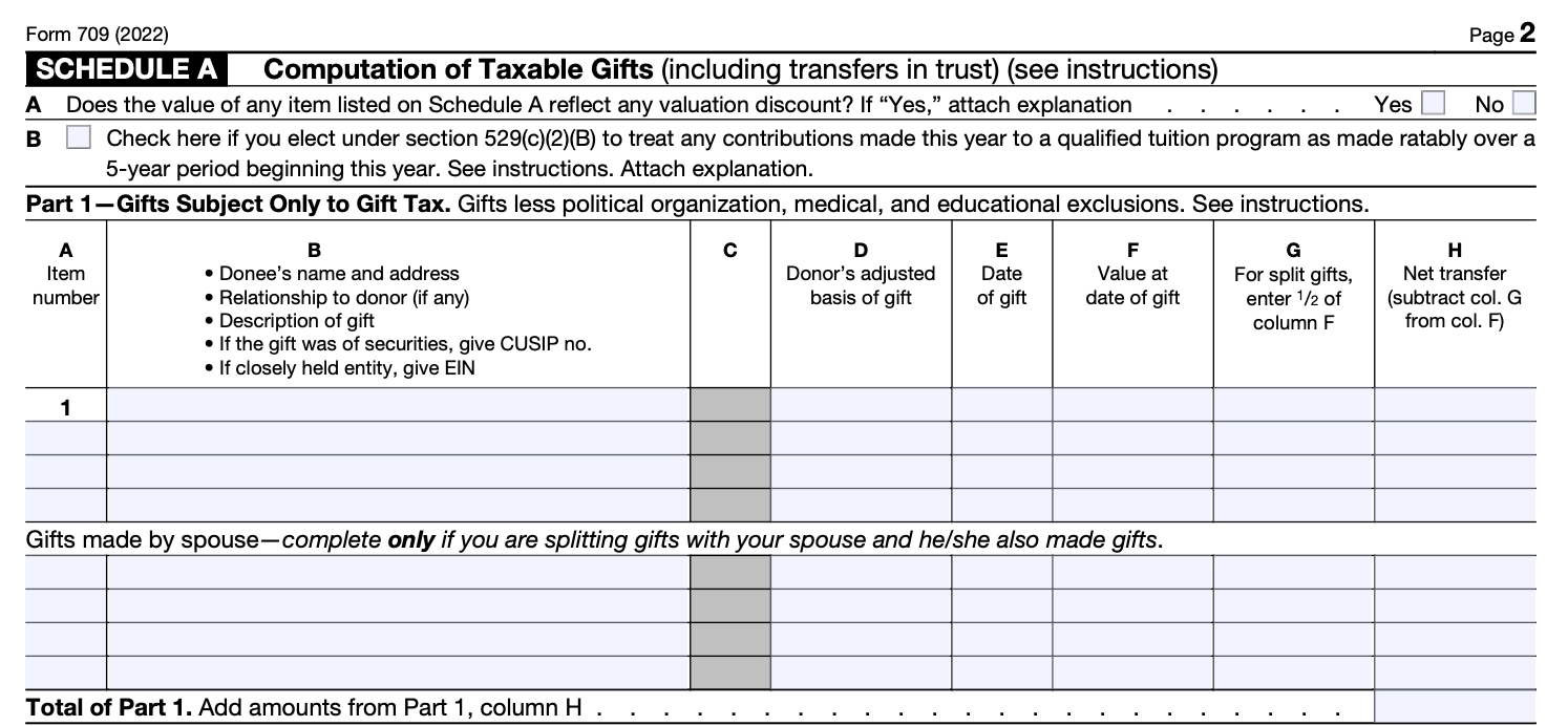 How To Fill Out Form 709