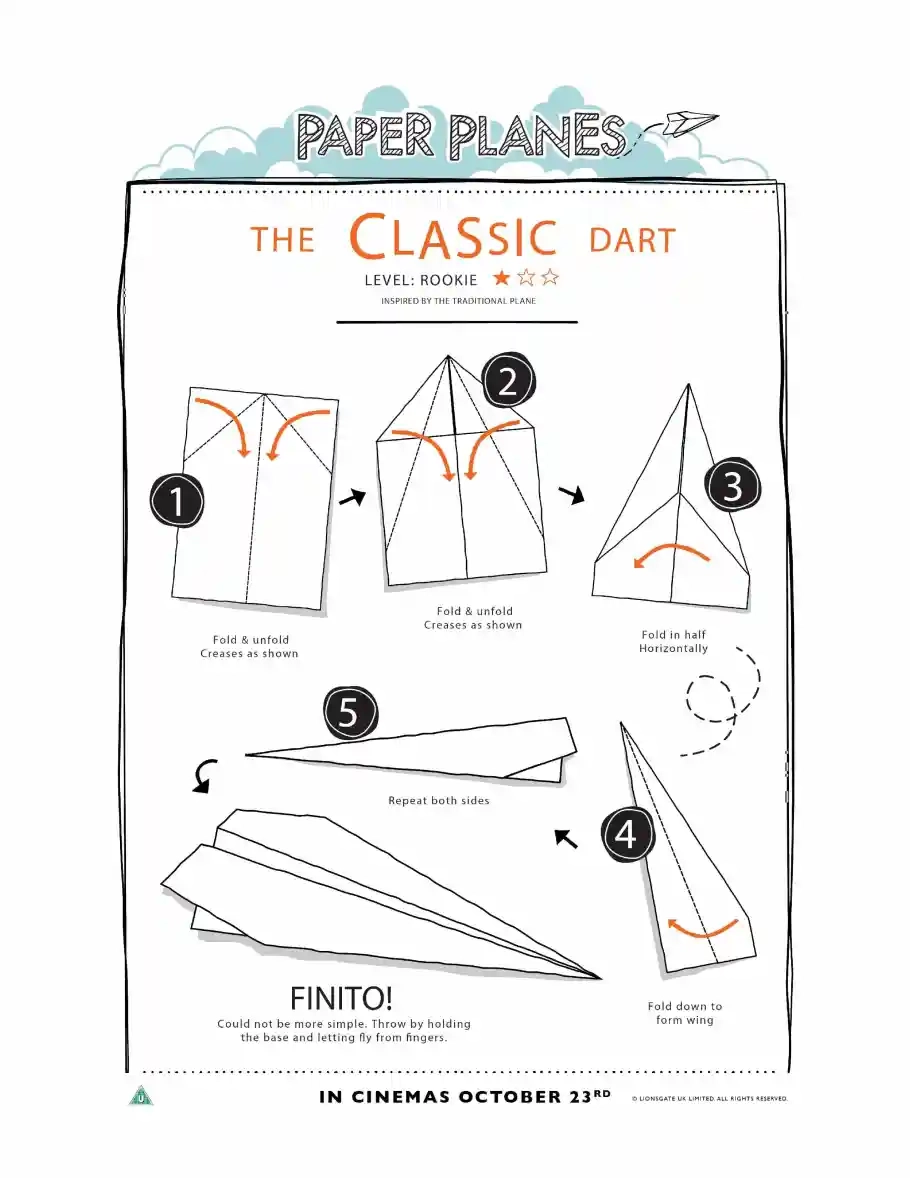 Free Printable Paper Airplane Templates For Kids