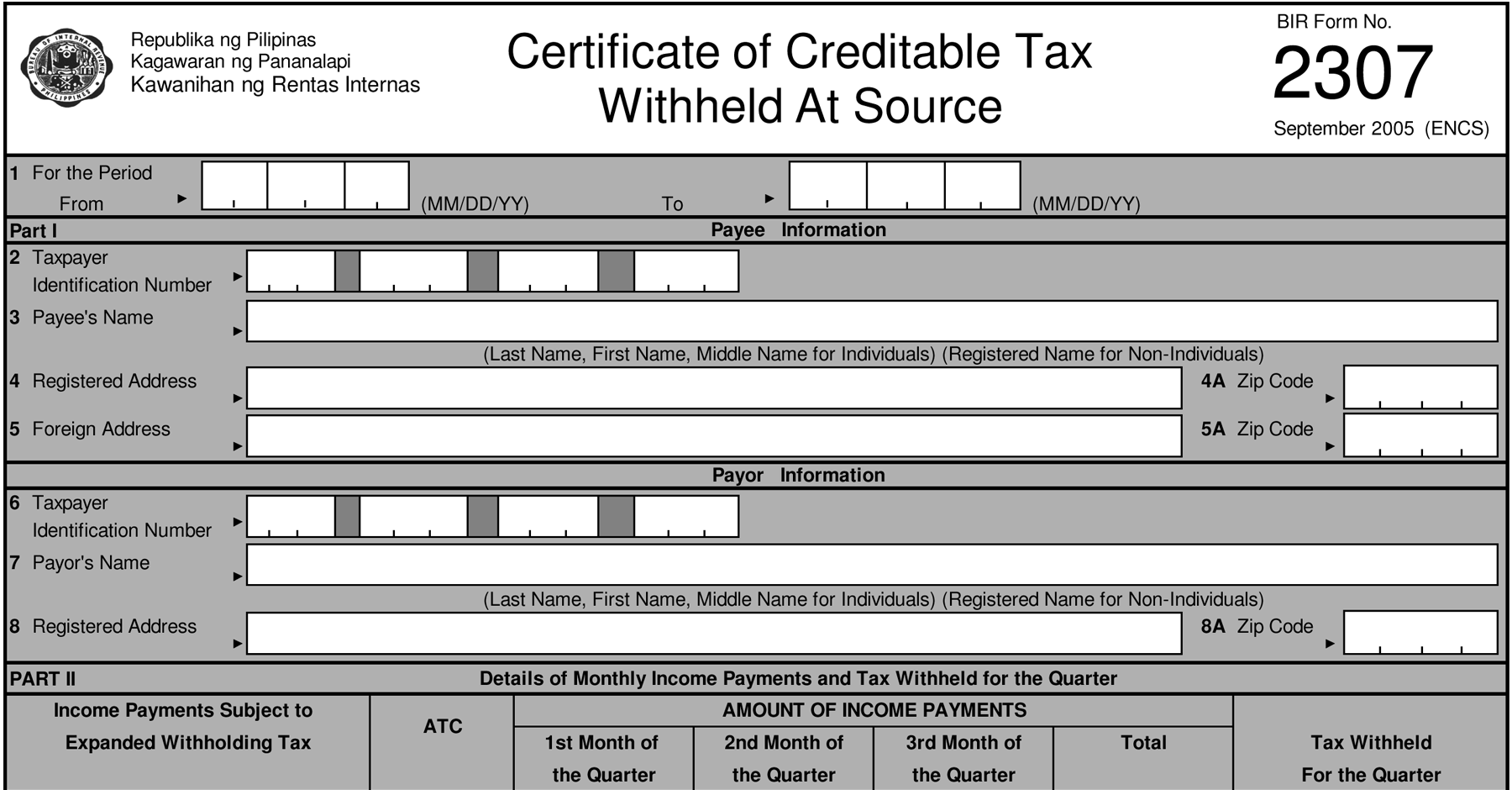 Bir Forms Downloadable