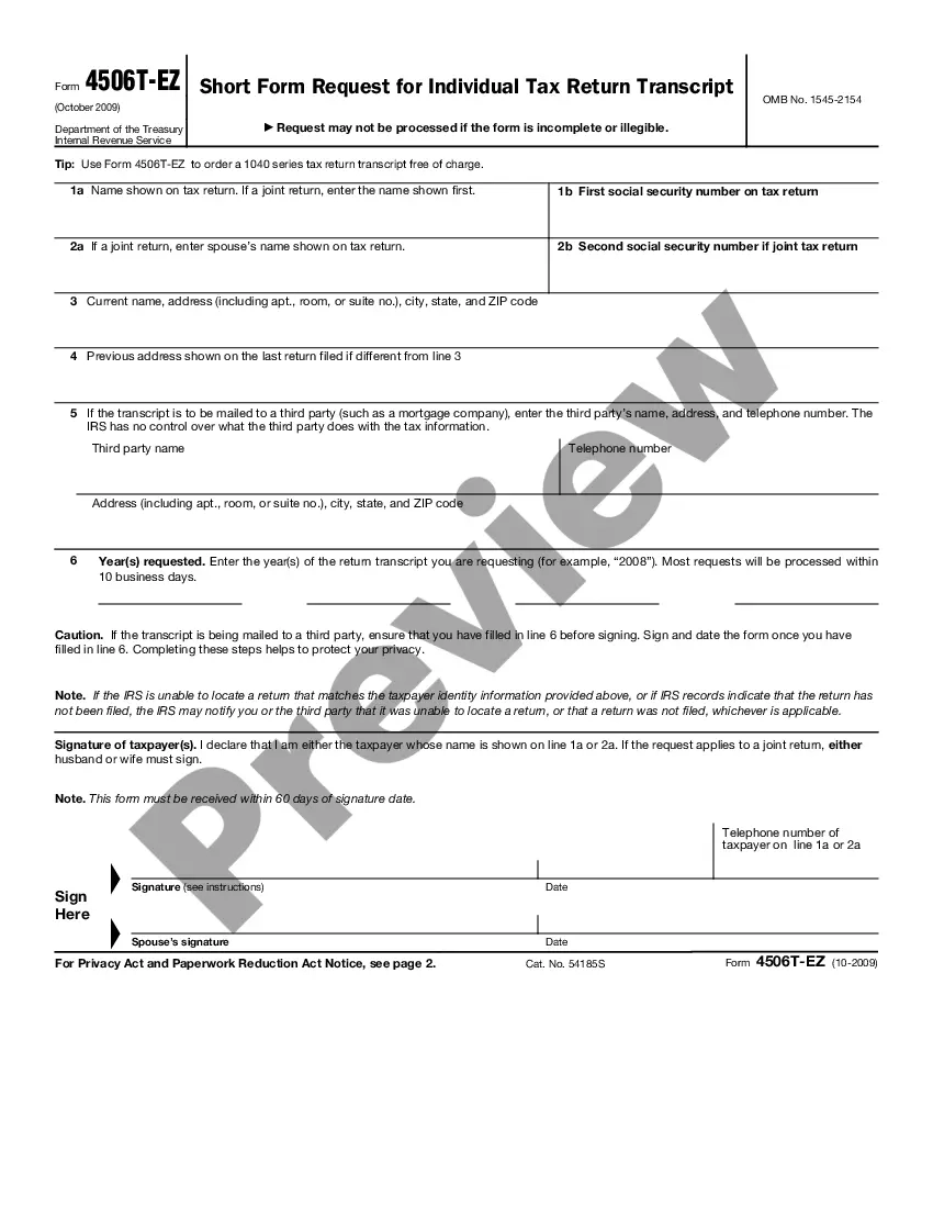 Irs Form Request For Social Security Number