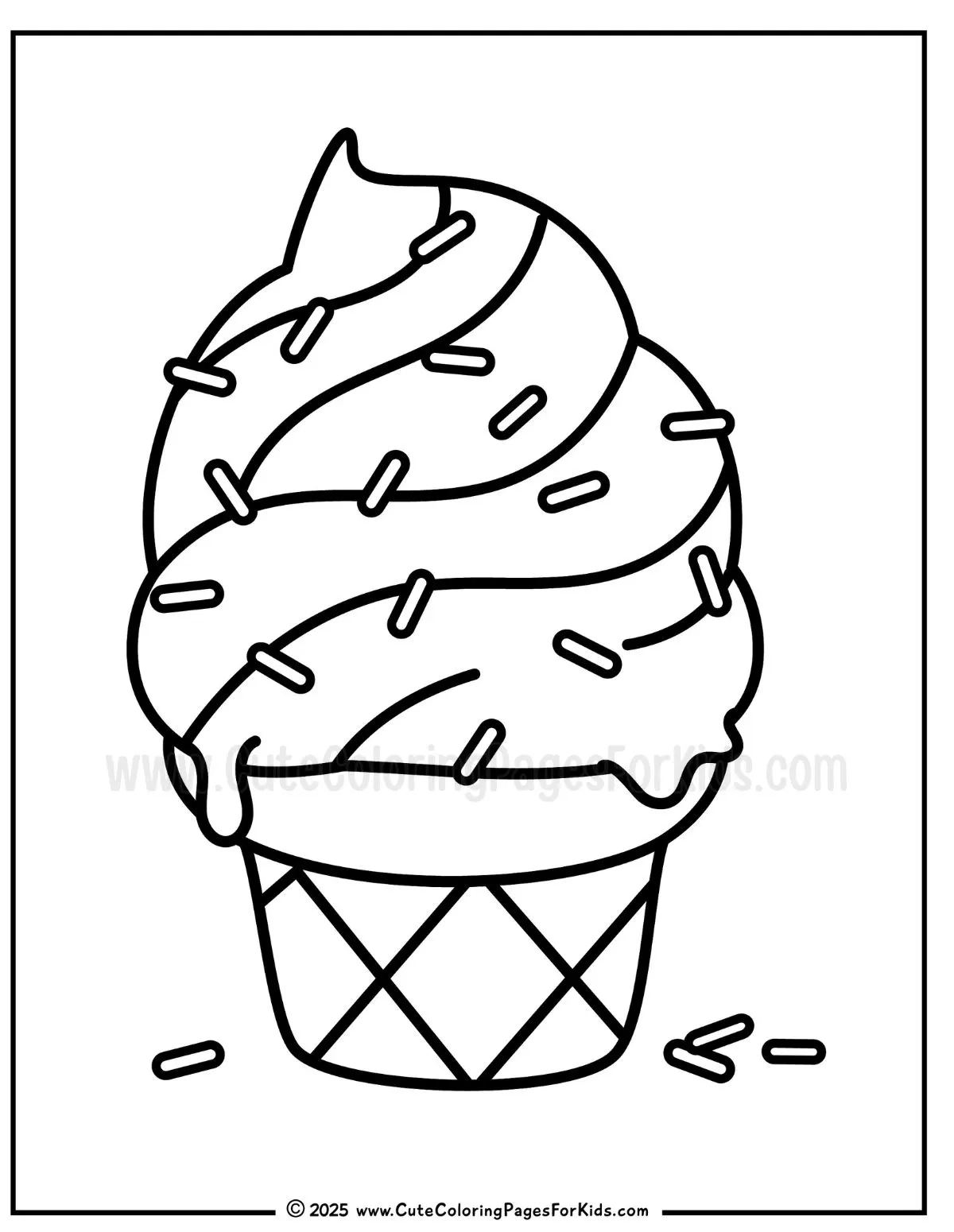 Ice Cream Printable Pdf