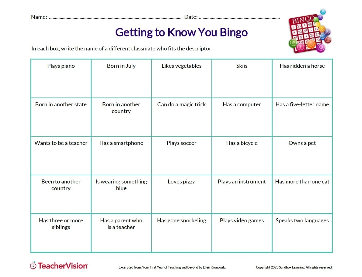 Printable Icebreaker Worksheets Pdf