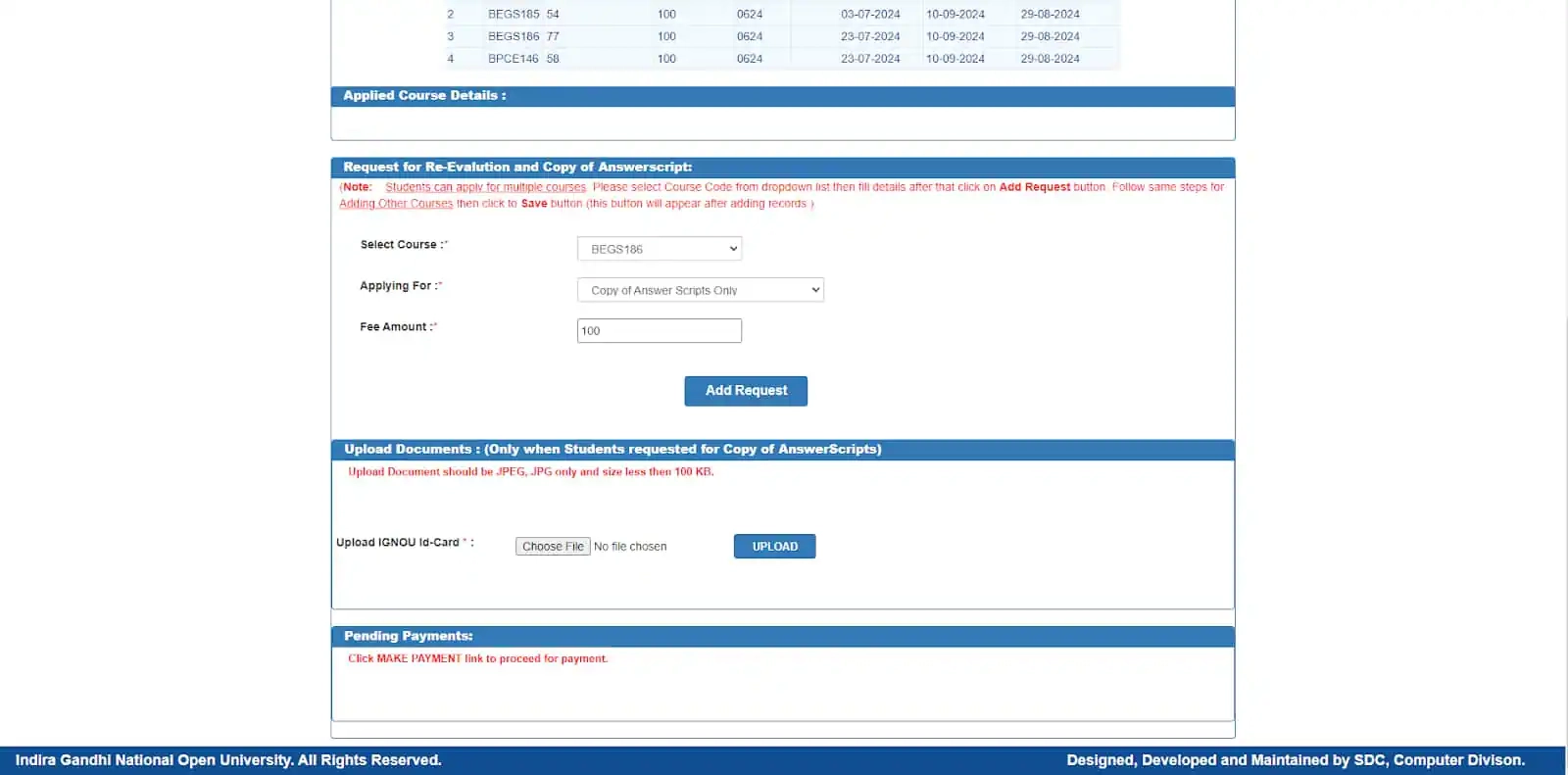 IGNOU Revaluation Result 2025 Out Ignou ac in June TEE Form 