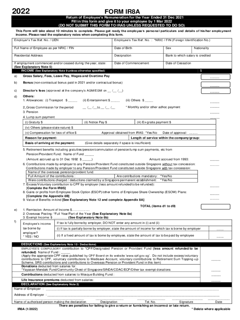 Ir8a Form 2023 Fill Out amp Sign Online DocHub