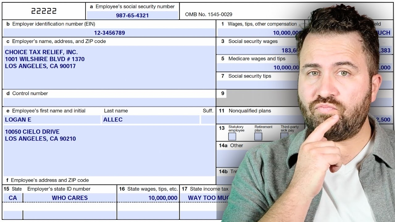 New W2 Form 2026