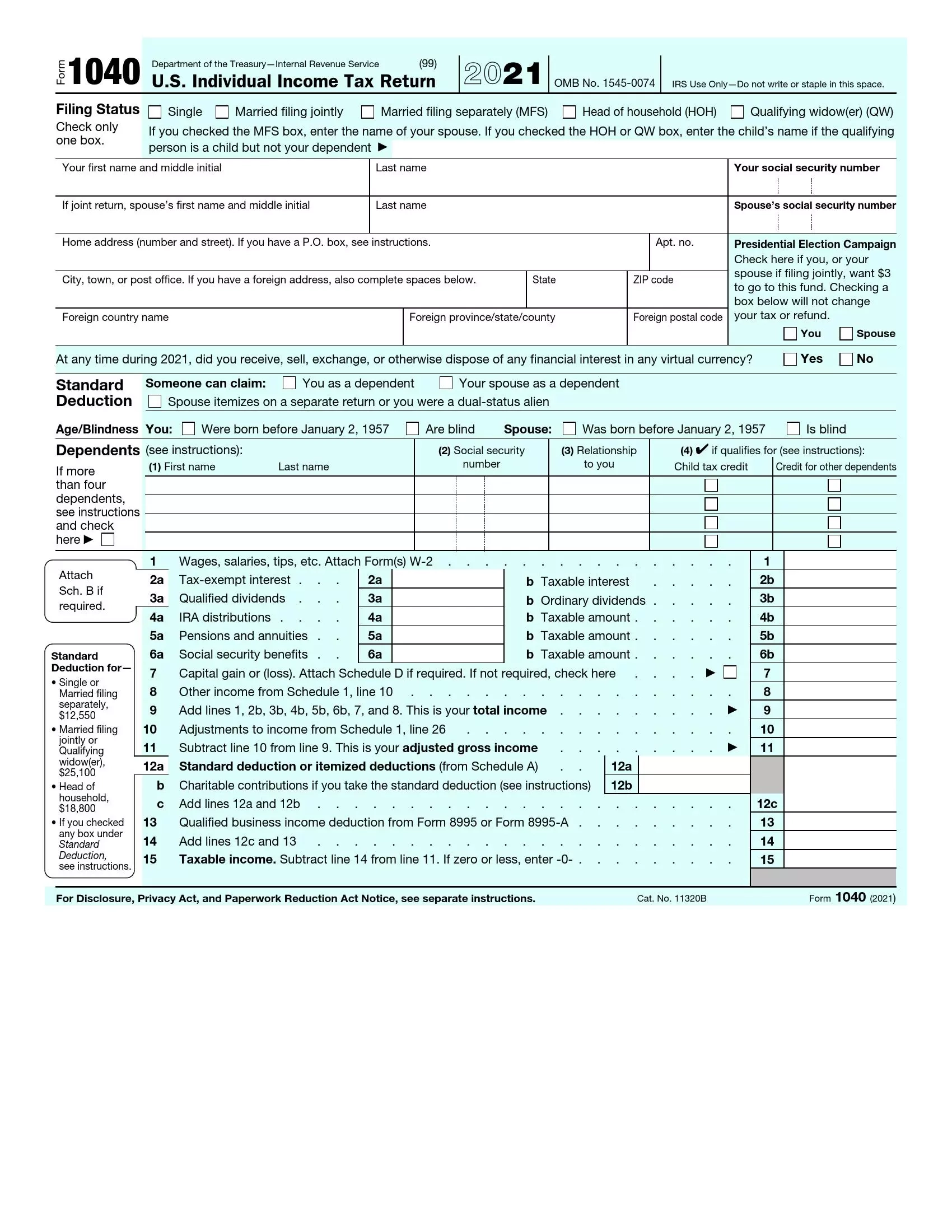 Irs Forms 2022 1040 Schedule A