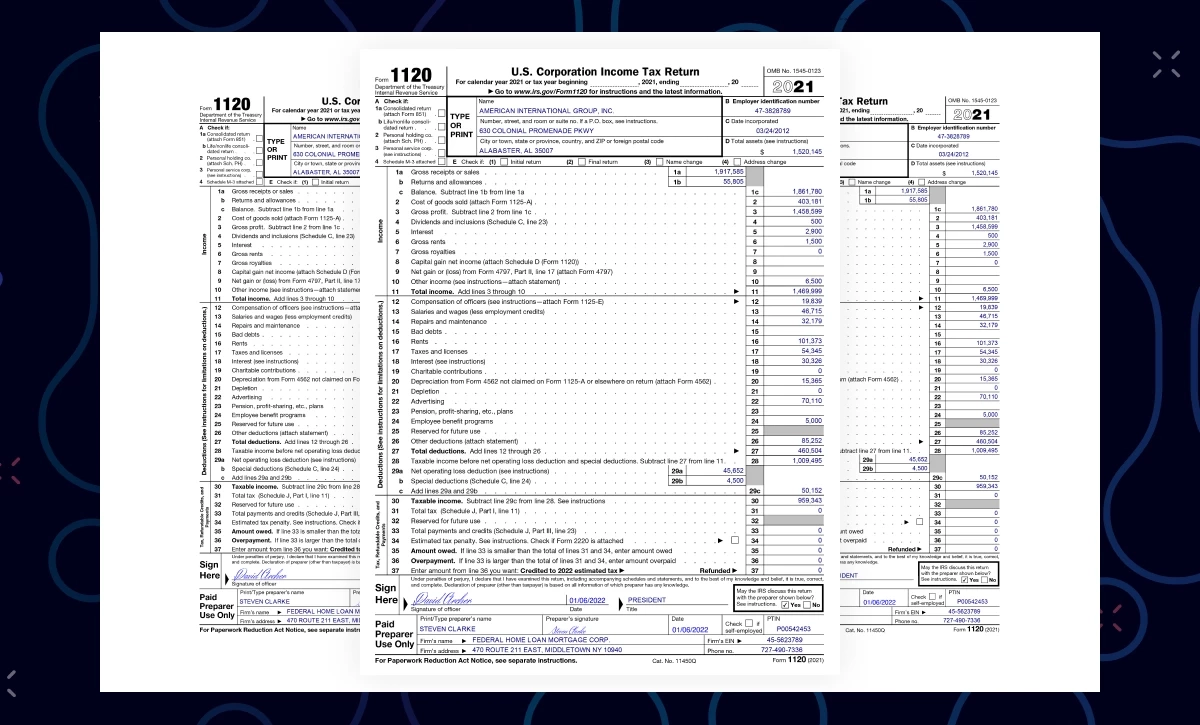 Form 1120 S 2022
